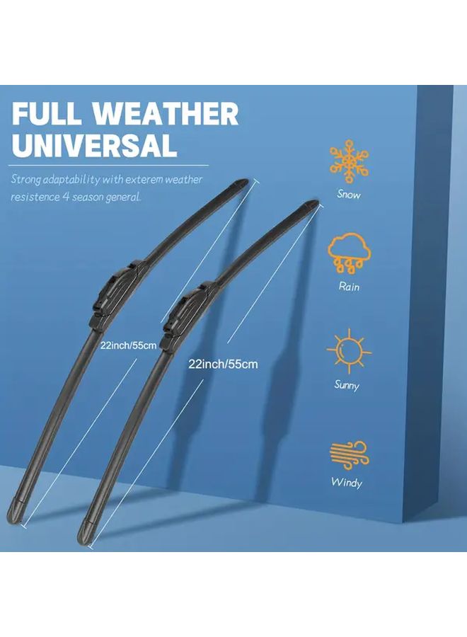 Ford Expedition 2009 2016 Front And Rear Wiper Blades Set Of 3 22 22 16 Inches - Image 2